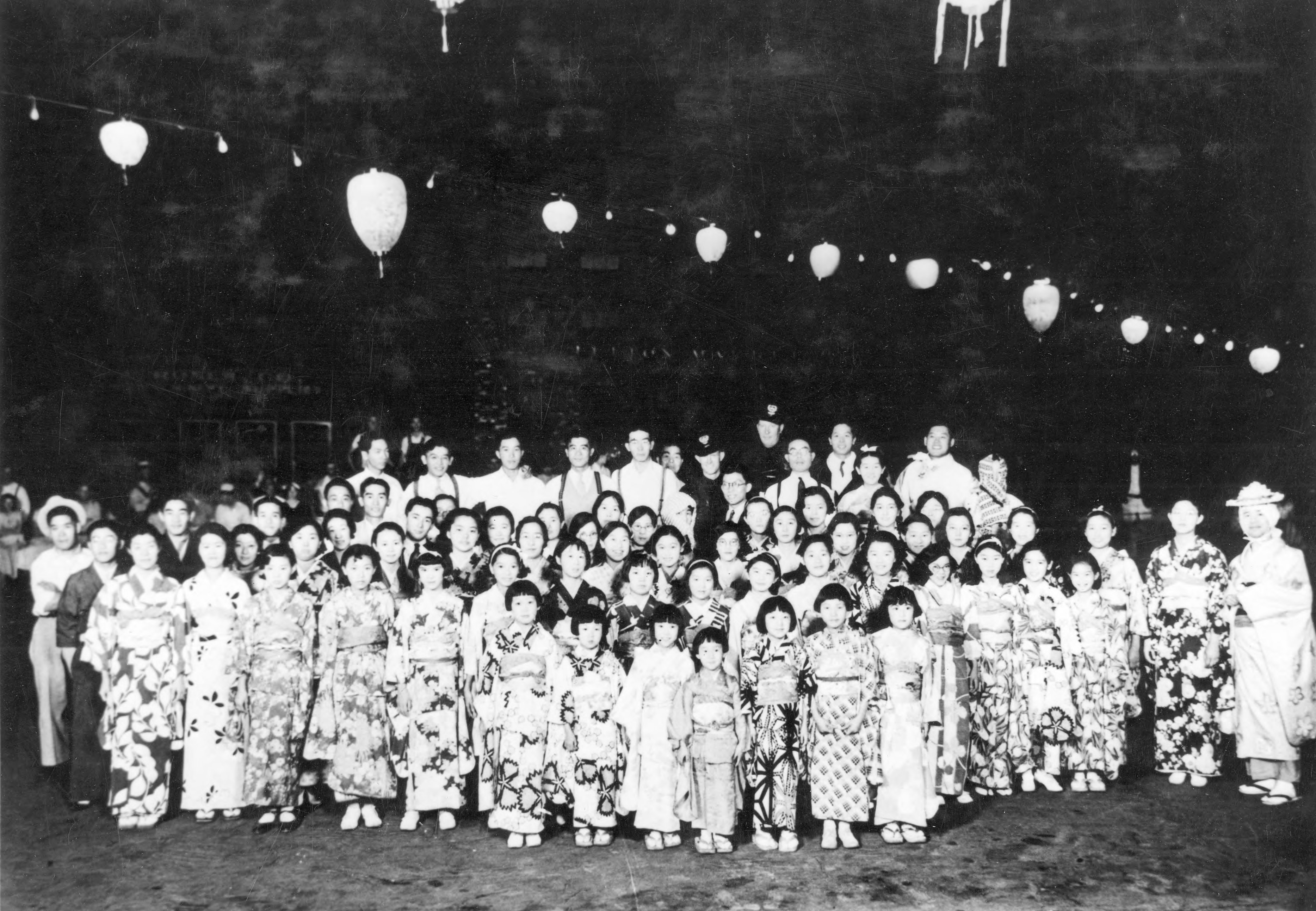 Utahns with Japanese heritage gather to celebrate the Obon festival in 1936.