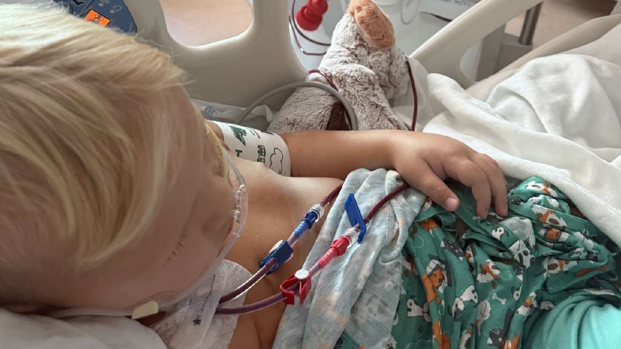 Kate Garner's 4-year-old son is experiencing extreme complications from E. coli after ingesting water in the Virgin River.
Garner wants to share his story to bring awareness to others.