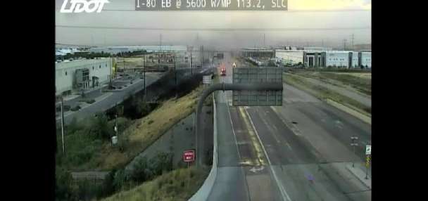 Grass fires spark along I-80 in Salt Lake County