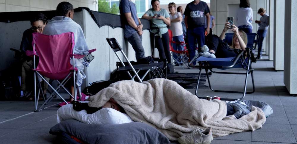 People camp outside court to get scarce public seats in hearing on Charlie Kirk's killing