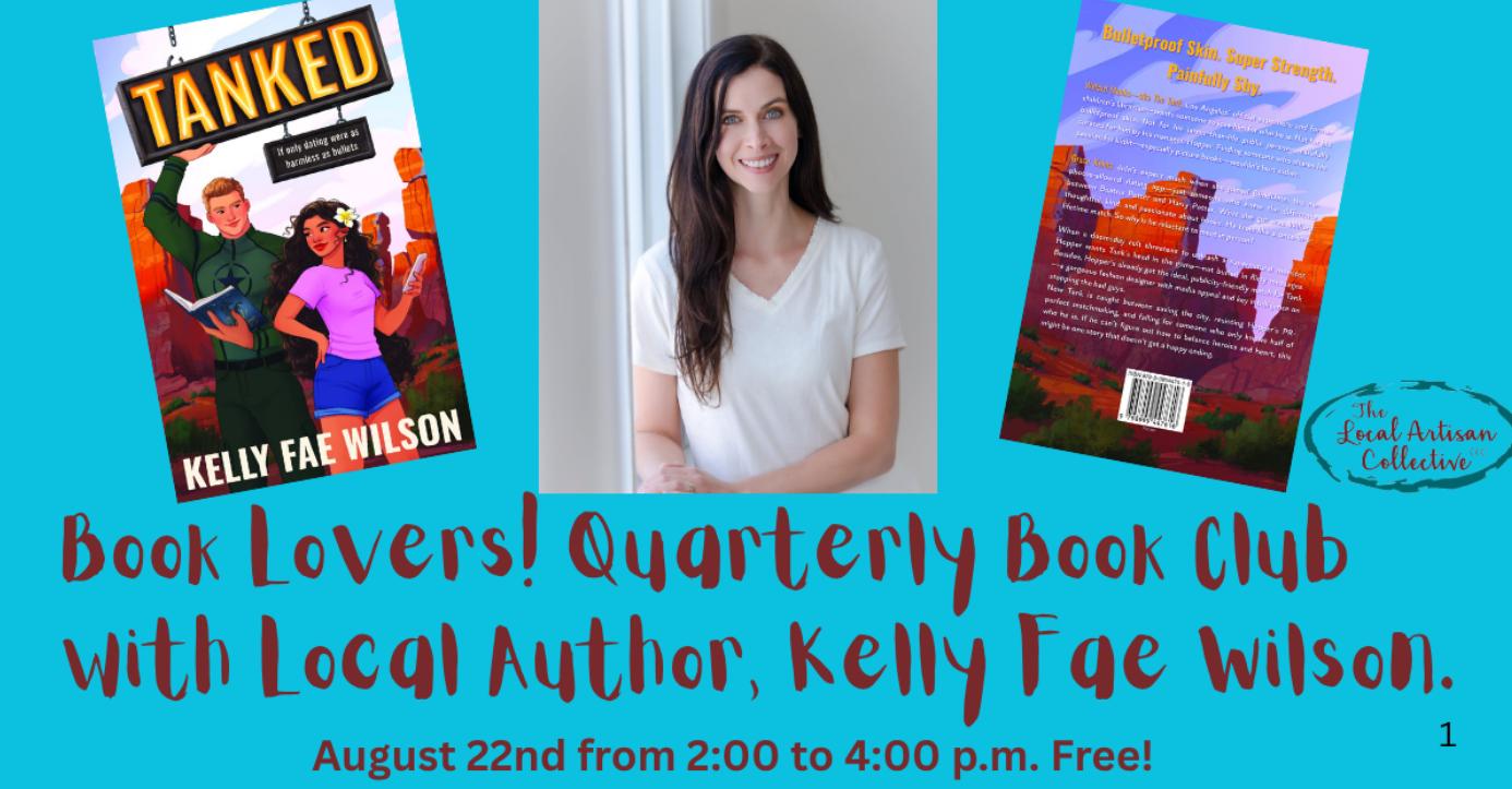 Book Lovers! Quarterly Book Club with Local Author, Kelly Fae Wilson