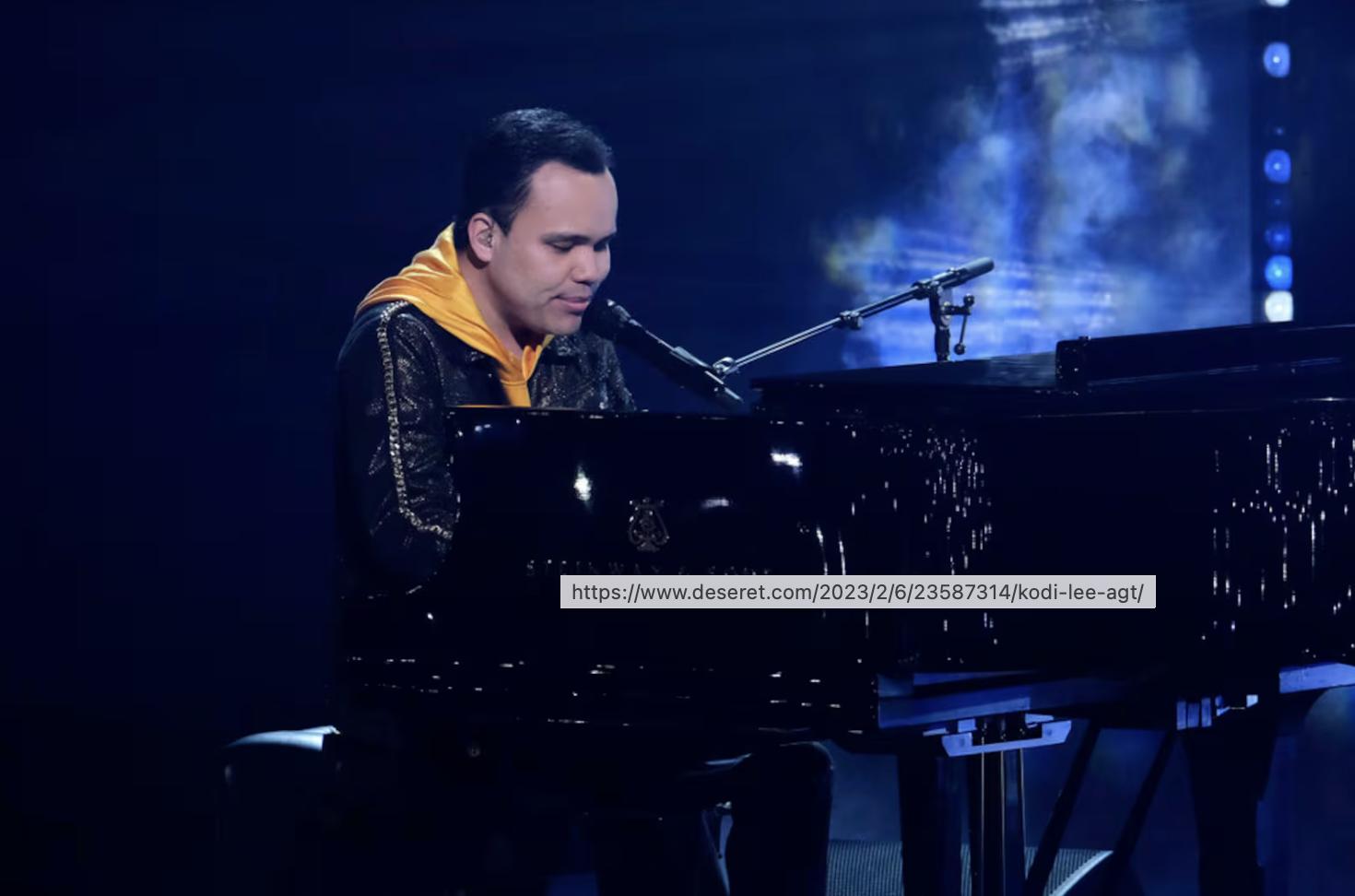 Kodi Lee performs on the “AGT: All-Stars” finale.