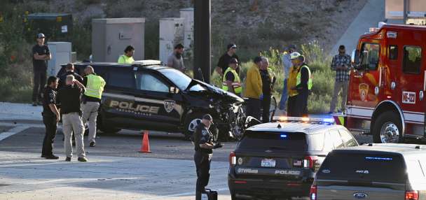 1 airlifted in Mountain View Corridor crash involving police cruiser