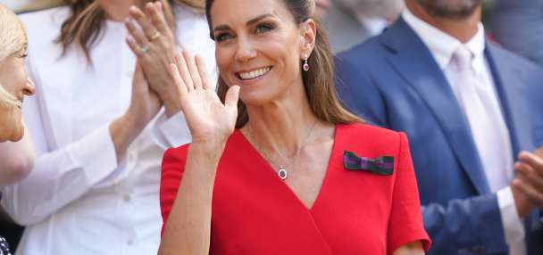 Princess Kate watches Wimbledon women's final in Royal Box with Jodie Foster and Olympian Eileen Gu