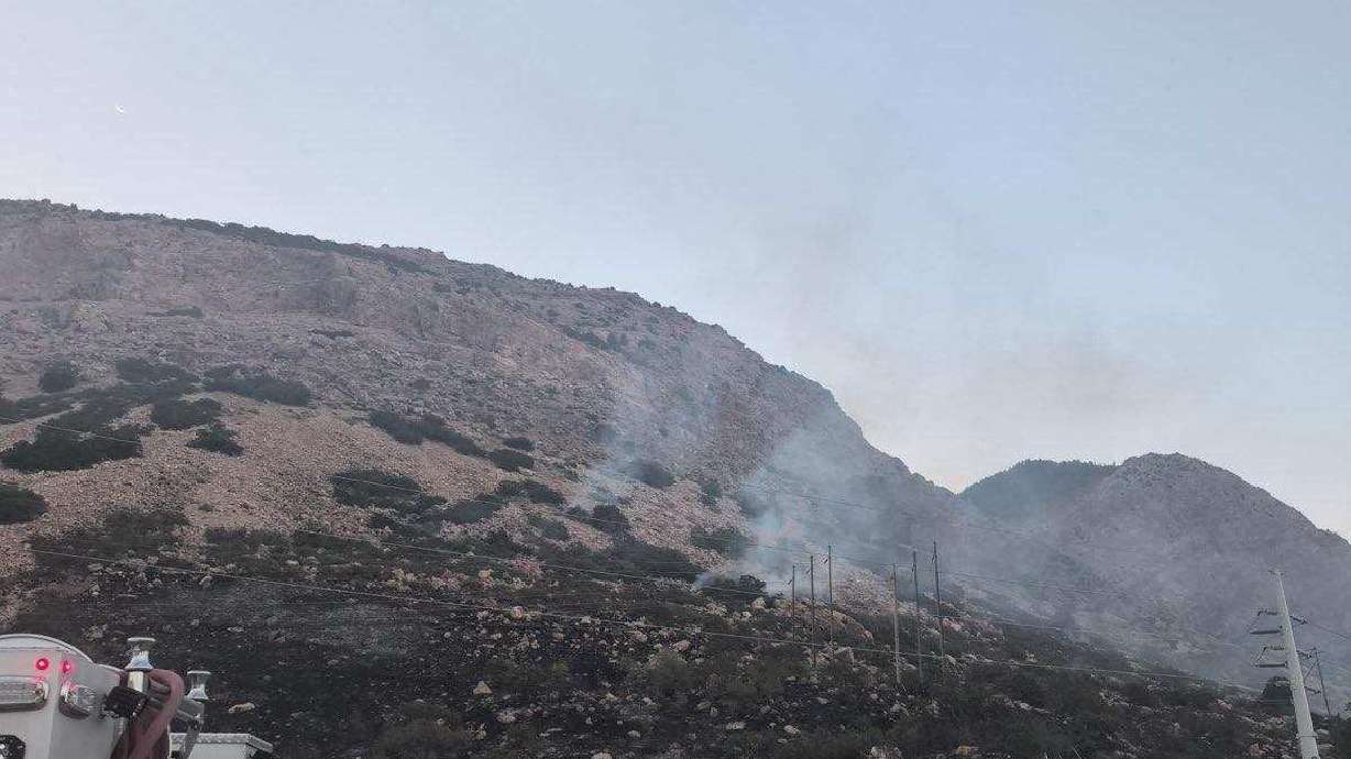 The Mountain Road Fire started on Saturday in Ogden. A man was arrested in connection with that fire.