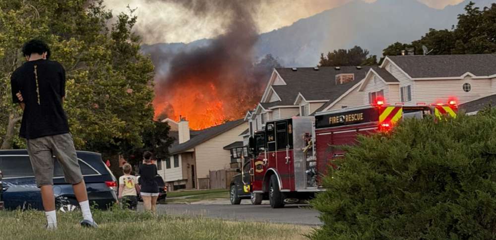 Fire crews battle house fire in Millcreek Sunday night