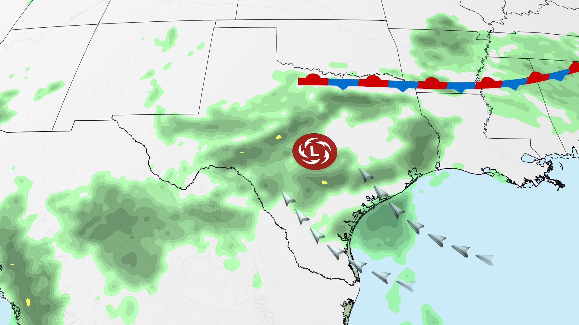 Rare high flood risk for potentially 'catastrophic' impacts issued for already inundated parts of Texas