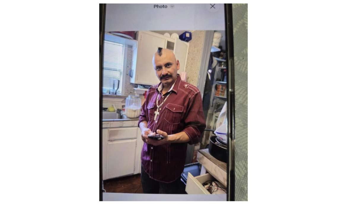Logan police and county deputies are searching for Benigno Queredo-Centreros, a potentially armed man who is wanted in a domestic violence investigation.