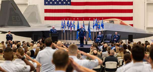 Utah's Hill Air Force Base welcomes its new commander