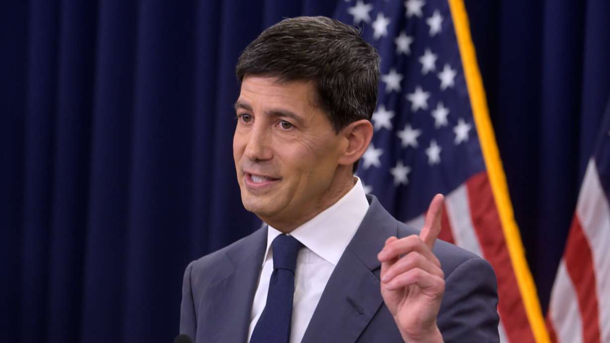 Federal Reserve Chair Kevin Warsh speaks during a news conference following the Federal Open Market Committee meeting, June 17, in Washington. Warsh pledged to make high inflation "a thing of the past" on Tuesday, but gave no signal about next steps.