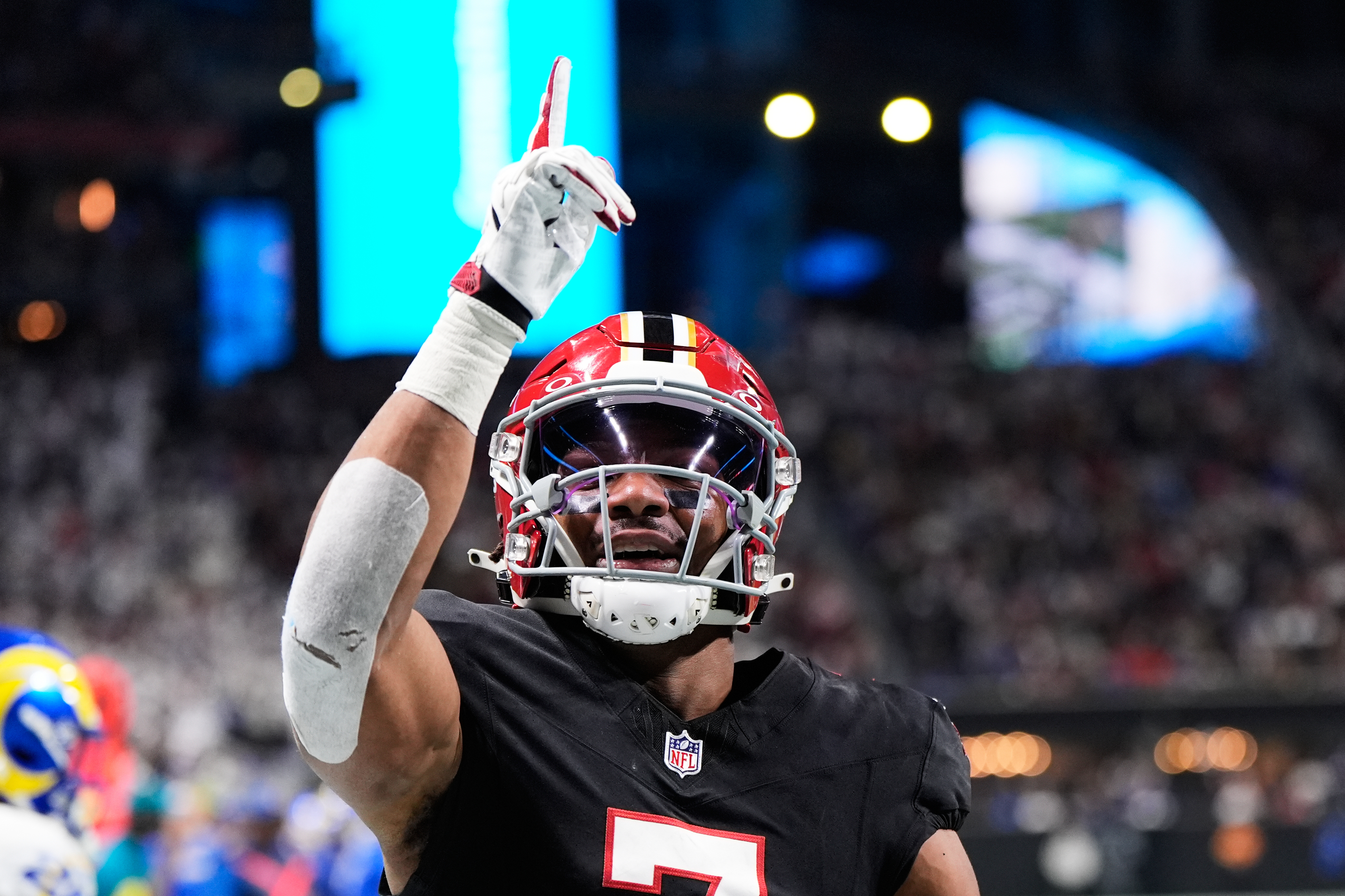 Bijan Robinson of the Falcons is voted as the top running back in the NFL by an AP panel