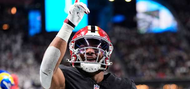 Bijan Robinson of the Falcons is voted as the top running back in the NFL by an AP panel