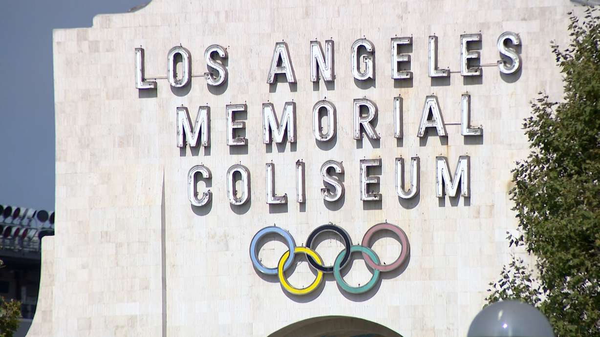 The Los Angeles Memorial Coliseum is pictured on Tuesday.