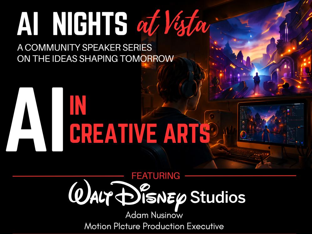 AI Nights at Vista: AI in Creative Arts