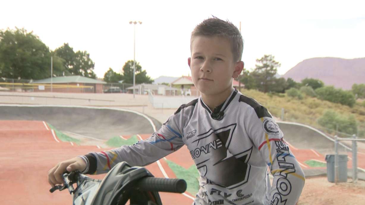 Eleven-year-old Gavin Hernandez, of Hurricane, will represent Team USA at the BMX Racing World Championships in Brisbane, Australia, this weekend.