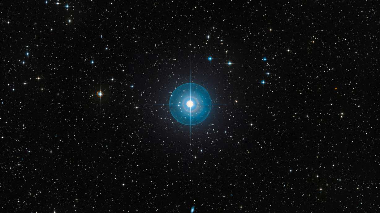 The Beta Pictoris region on March 6, 2014. A new planet was sighted in the region by astronomers recently.