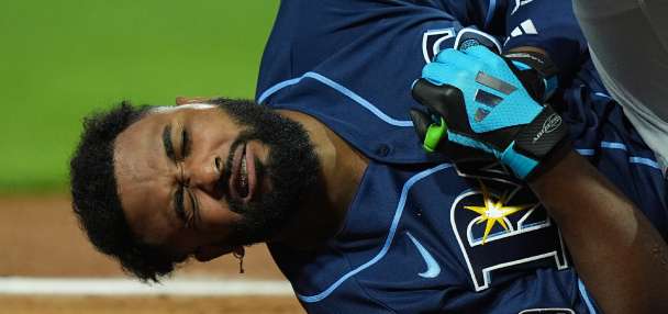 Rays slugger Junior Caminero feels fortunate left hand not broken after he was hit in All-Star Game