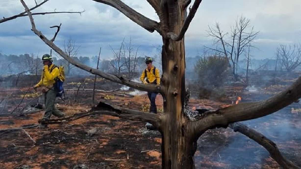 A fire started on Wednesday in the Kolob Terrace Road area, prompting evacuation warnings in the area.