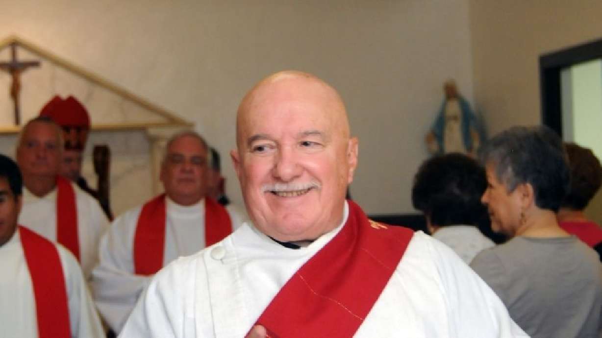 An undated photo of Deacon Stan Stott, who was ordained as a permanent deacon on Dec. 26, 1976. Nearly 50 years later, he says he's still enjoying it.