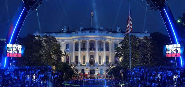 2 of 8 men charged in thwarted attack on UFC cage-fighting show at White House plead not guilty