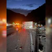 Semitruck driver dies after crash on I-84