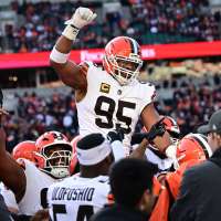 Myles Garrett of the Rams is voted as the top edge rusher in the NFL by an AP panel