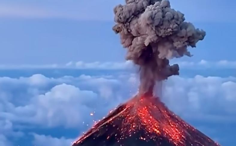 Have You Seen This? Guatemala volcano erupts at sunrise 