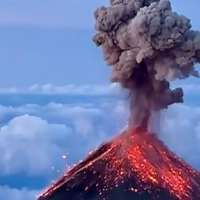 Have You Seen This? Guatemala volcano erupts at sunrise