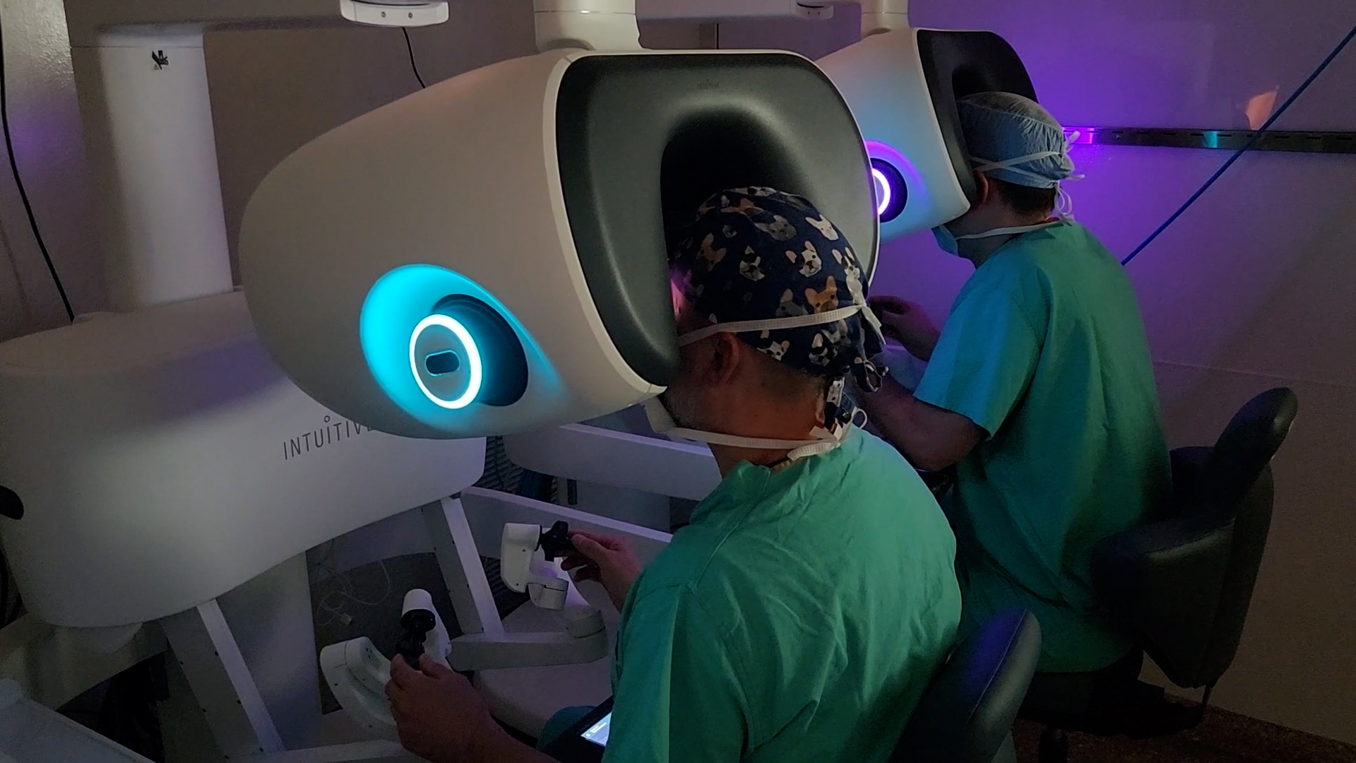 A robotic-assisted surgery system is used during a prostate cancer procedure at Intermountain Healthcare.
