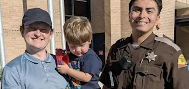 Heartwarming reunion: UHP returns lost Spider-Man shoe to toddler