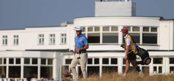 Surprise British Open leader Jackson Suber faces another breezy day on the Birkdale links