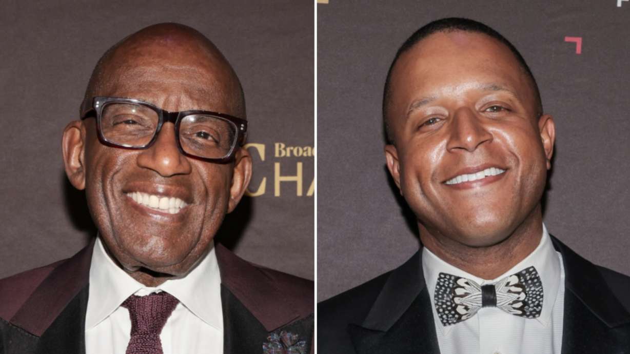 Al Roker and Craig Melvin attending the 31st Broadcasting and Cable Hall of Fame Awards gala at the Ziegfeld Ballroom on May 3, 2023, in New York. A 40-year-old man was charged on Friday with hate crimes after confronting Melvin on Thursday.