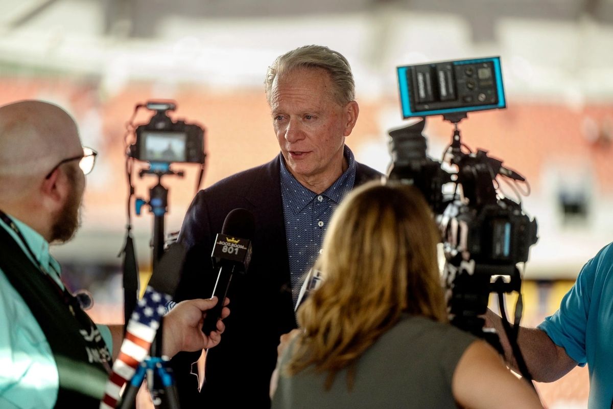 Real Salt Lake founder Dave Checketts returned to Utah with a surprising pitch for fans