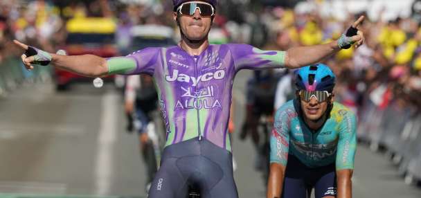 Schmid wins long 13th stage of the Tour and Pogacar safely keeps overall lead