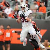 Trey McBride is voted the NFL's top tight end by an AP panel