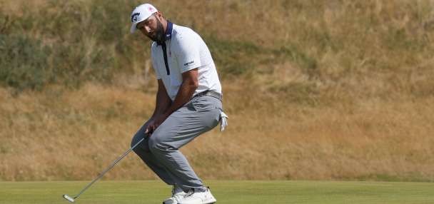 Club-throwing Jon Rahm gets conduct warning at British Open