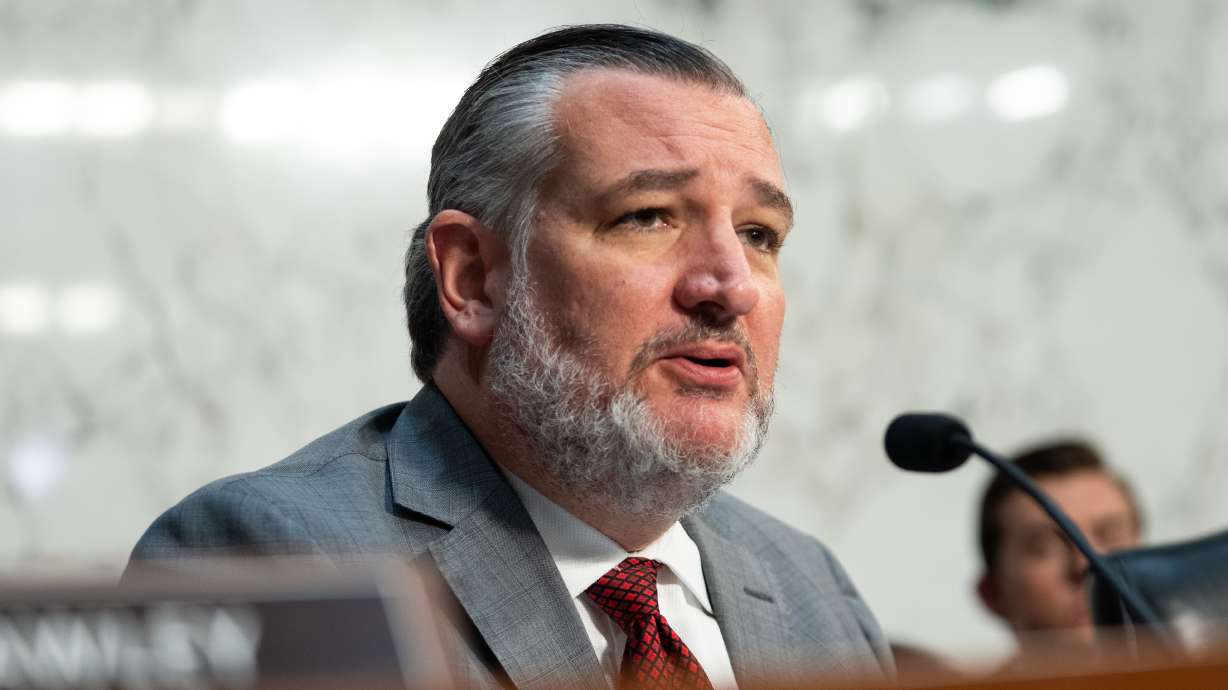 Sen. Ted Cruz, R-Texas, speaks at a Senate Judiciary Committee hearing with Acting Attorney General Todd Blanche on Capitol Hill in Washington, Wednesday, July 15, 2026.