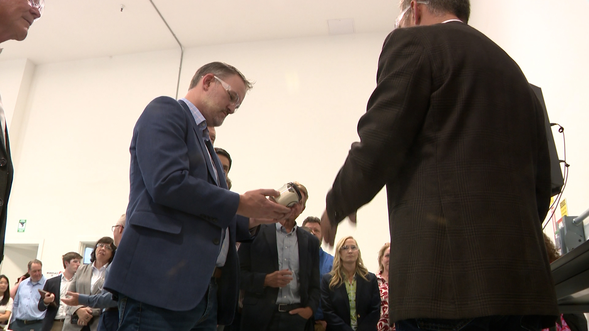 U.S. Trade Representative Jamieson Greer toured Ionic Mineral Technologies on Friday as part of a two-day visit across the state hosted by World Trade Center Utah. Ionic is getting attention from the Trump administration thanks to a major discovery in the mountains of Utah County.