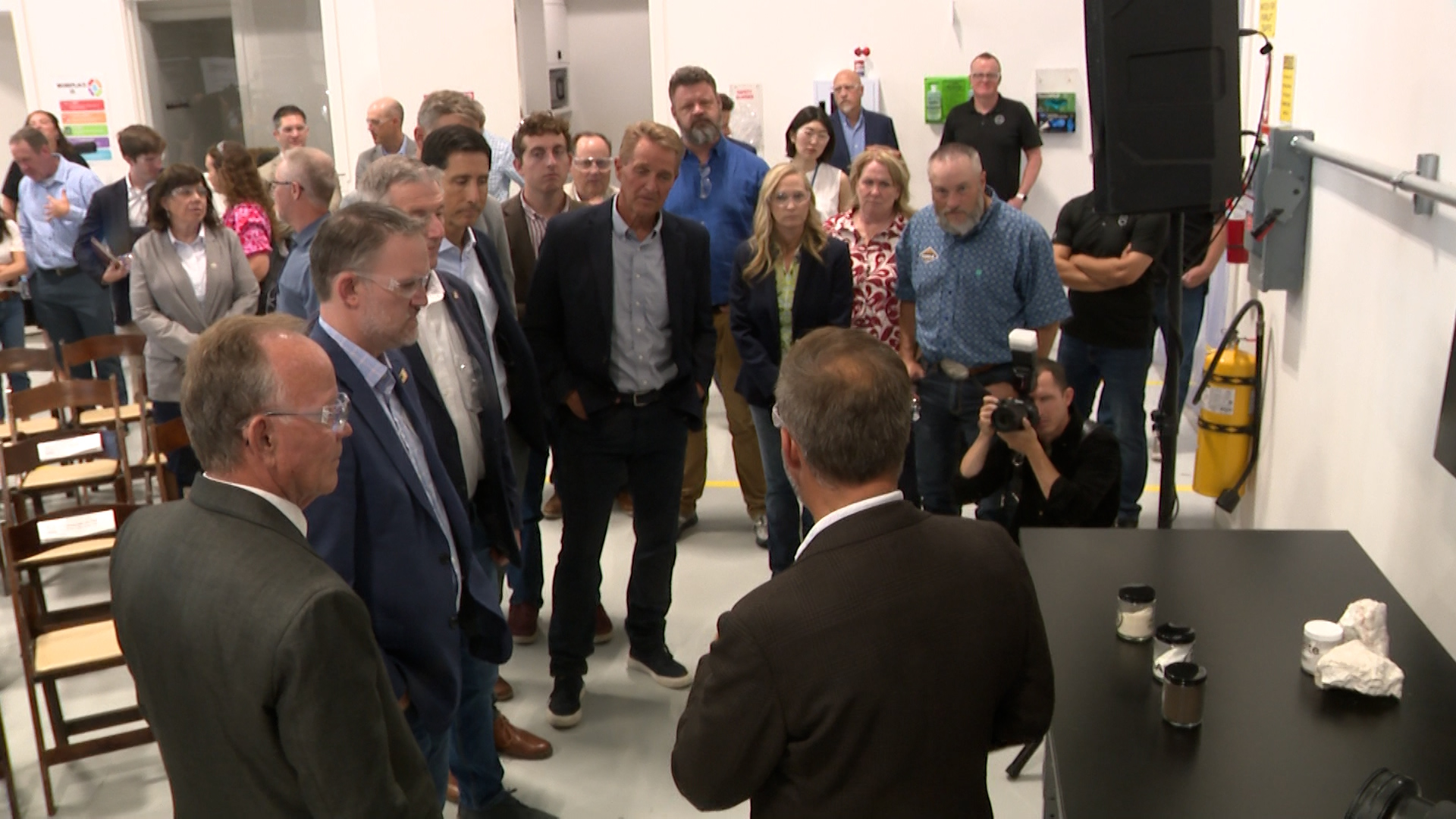 U.S. Trade Representative Jamieson Greer toured Ionic Mineral Technologies on Friday as part of a two-day visit across the state hosted by World Trade Center Utah. Ionic is getting attention from the Trump administration thanks to a major discovery in the mountains of Utah County.