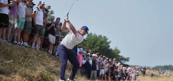 DeChambeau feels the love from fans at the British Open and stays in contention for claret jug