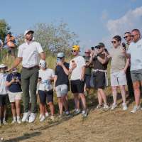 Oh, baby! Sam Burns takes the lead in a British Open he planned to miss