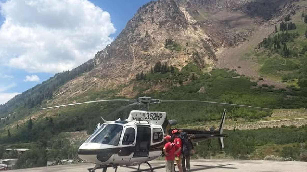 A hiker died after being struck by lightning on Saturday. Search and rescue crews used a helicopter to locate the individual.