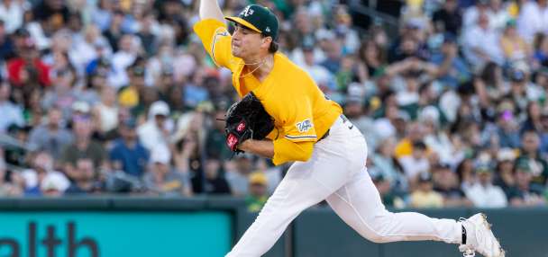Athletics pitcher J.T. Ginn loses no-hit bid in 7th inning against Nationals