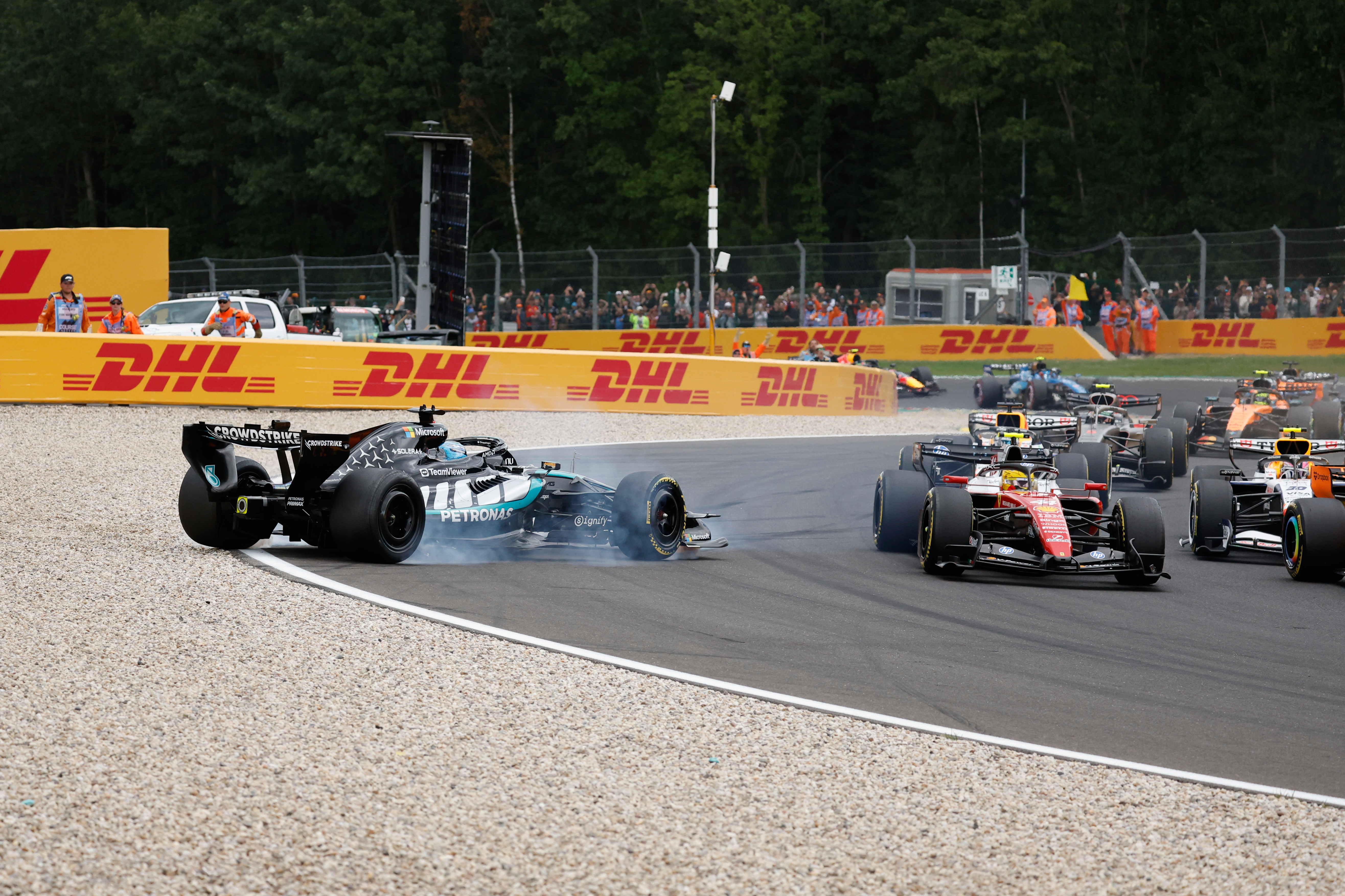 George Russell out of Belgian Grand Prix in a heavy blow to his F1 title chances