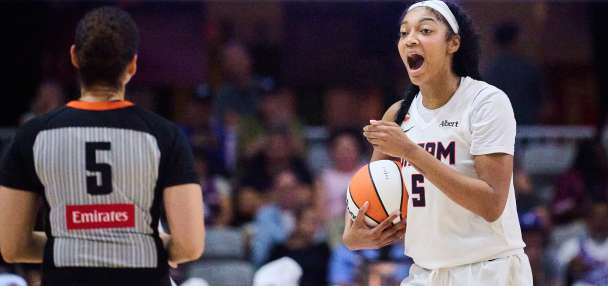 Atlanta's Angel Reese leaves game against Chicago with left leg injury