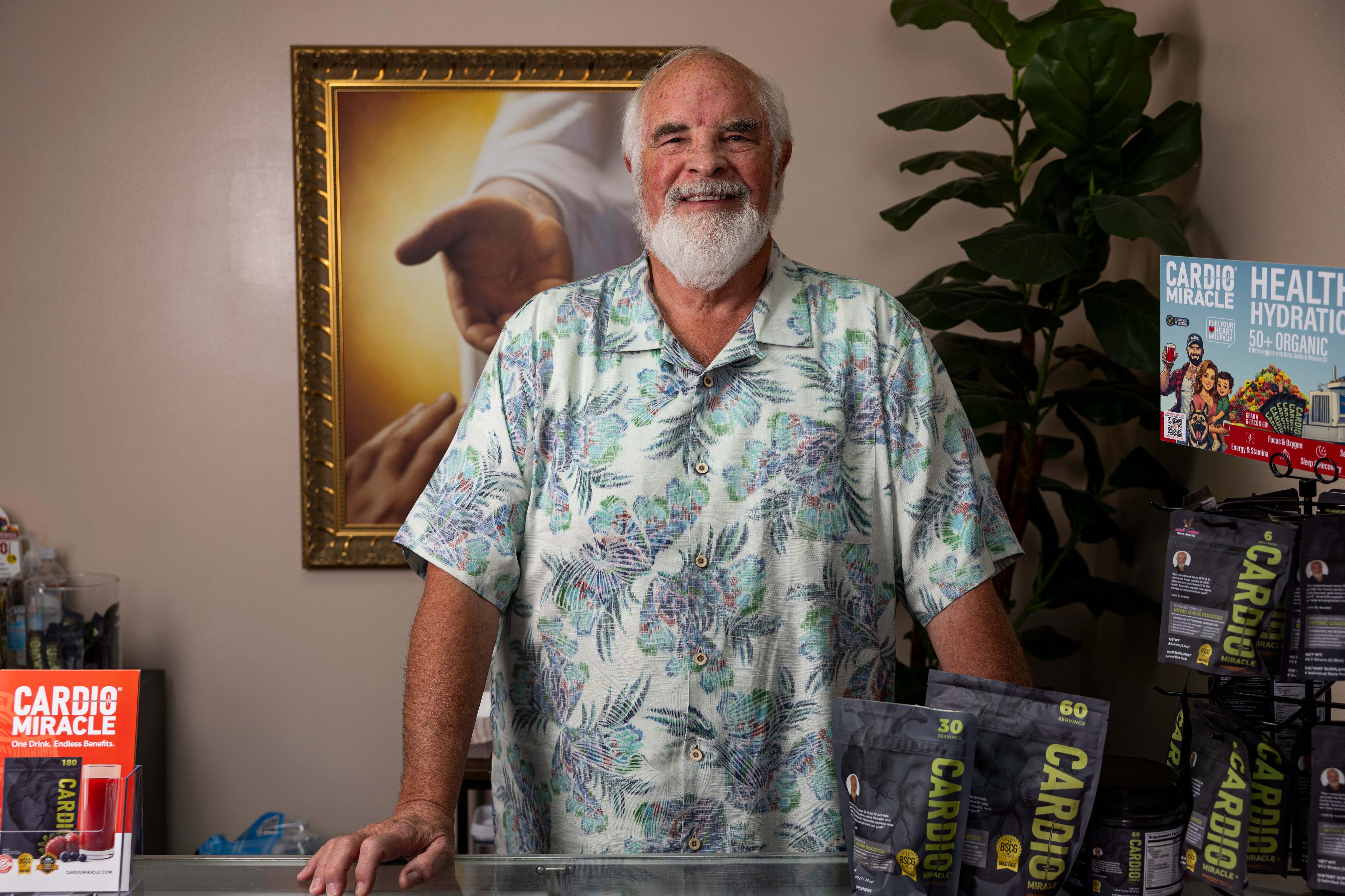 Why this Utah man presents himself as Exhibit A for his heart health supplement
