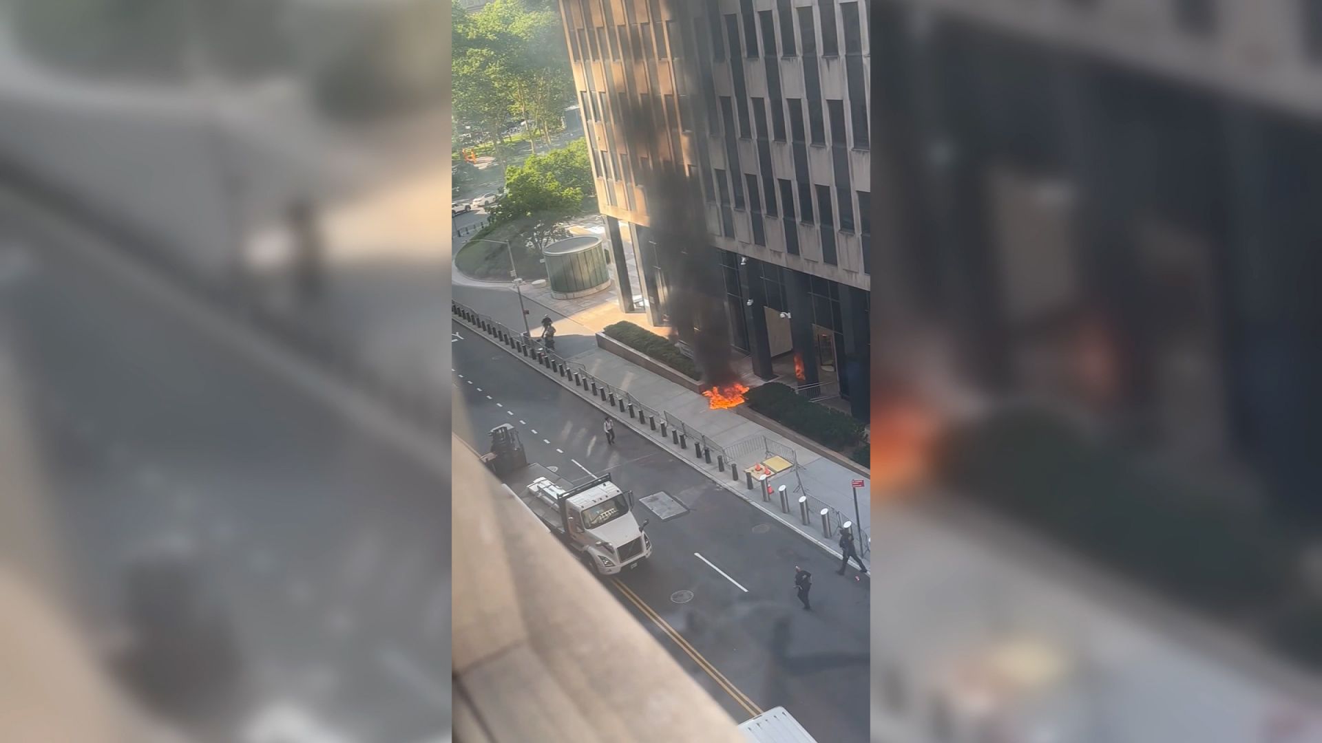 Army veteran charged with arson after allegedly throwing incendiary device at NYC federal building