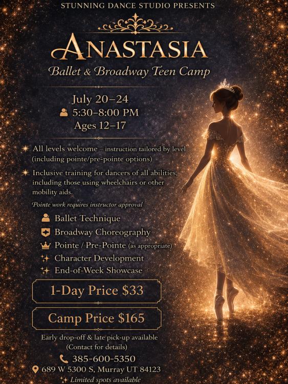 Anastasia: Ballet & Broadway Teen Camp