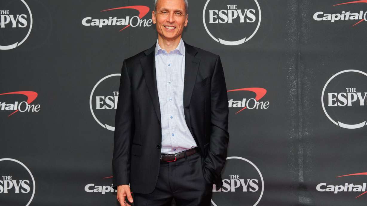 ESPN Chairperson James Pitaro arrives at the ESPY Awards at Lincoln Center on Wednesday, July 15, 2026, in New York.