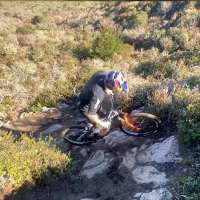Have You Seen This? Mountain biker rock-hops '(almost) impossible hill'